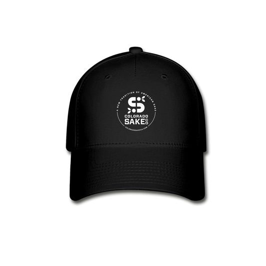 Baseball Cap Circle Logo - black