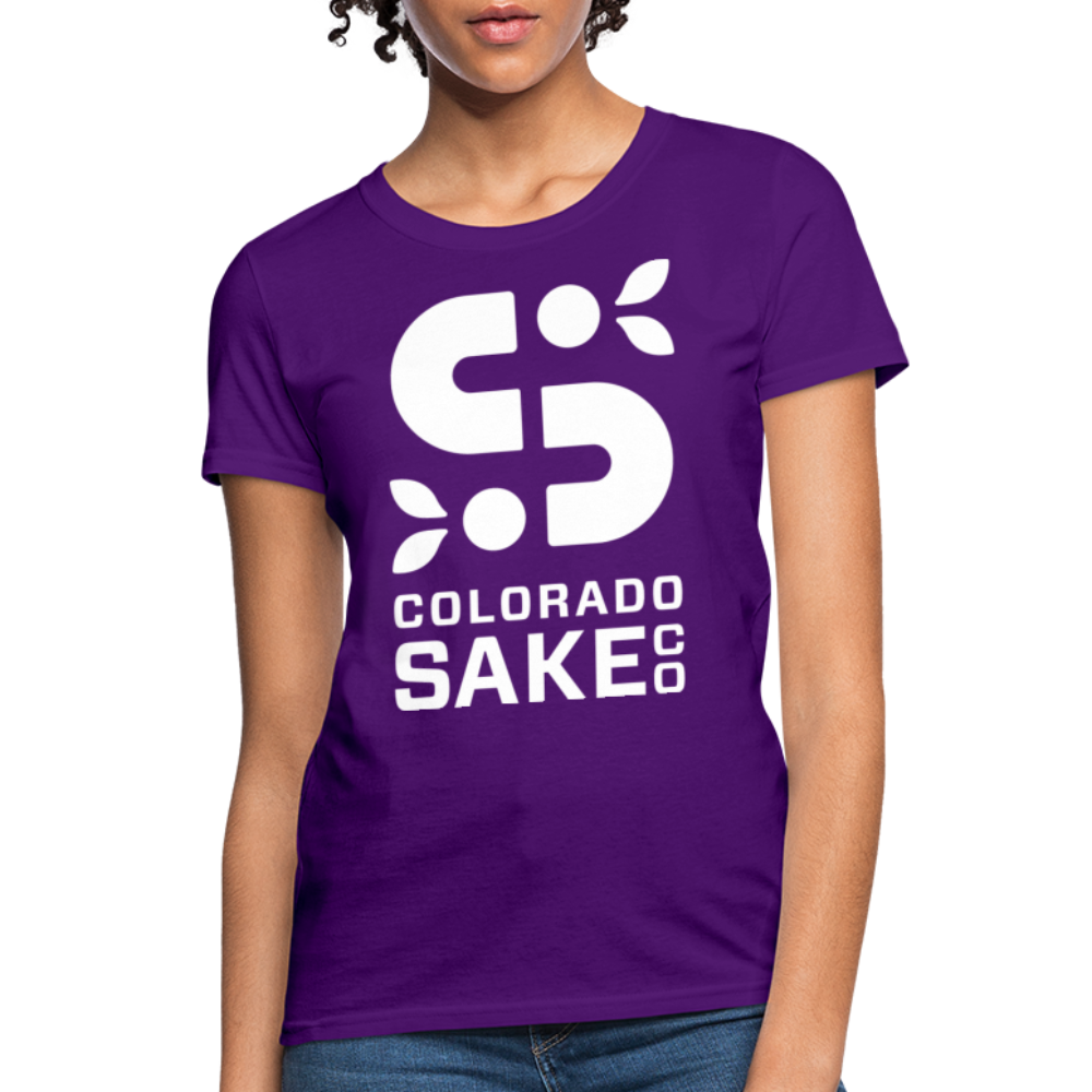 Women's T - Iconic White - purple