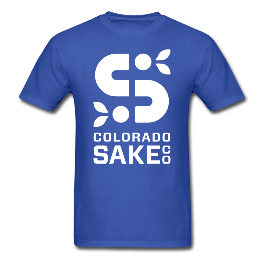 Classic T - Iconic White - royal blue