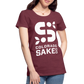 Womens Taproom T - heather burgundy