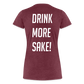Womens Taproom T - heather burgundy