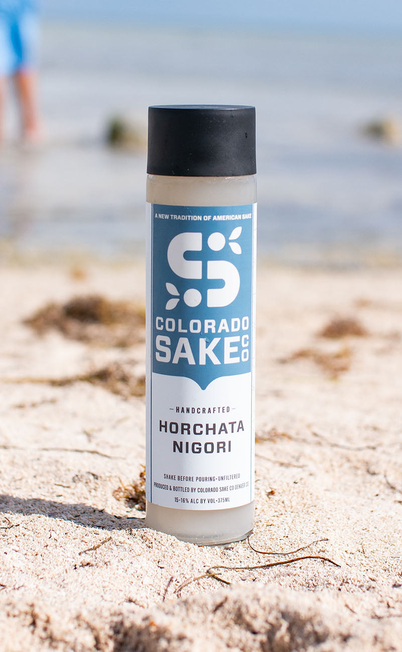 Colorado Sake Co. Horchata Nigori unfiltered sake, 375ml bottle