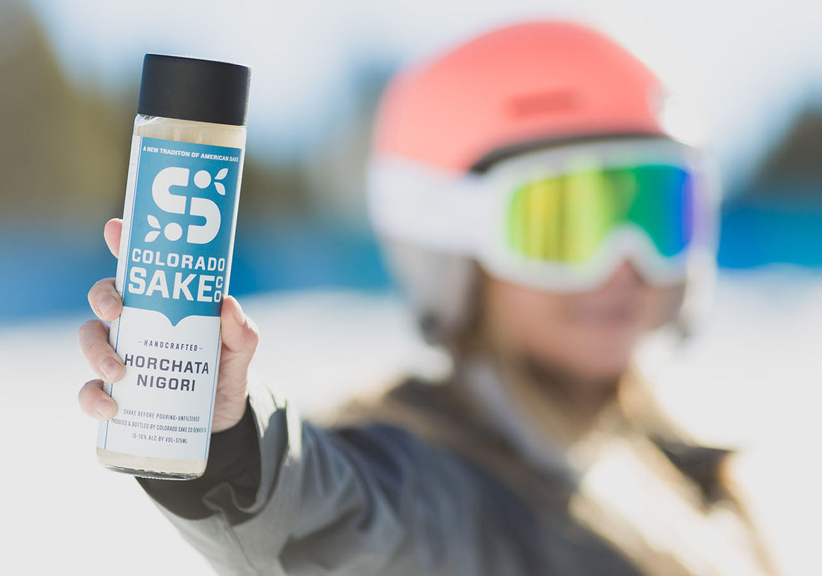 Colorado Sake Co. Horchata Nigori unfiltered sake, 375ml bottle