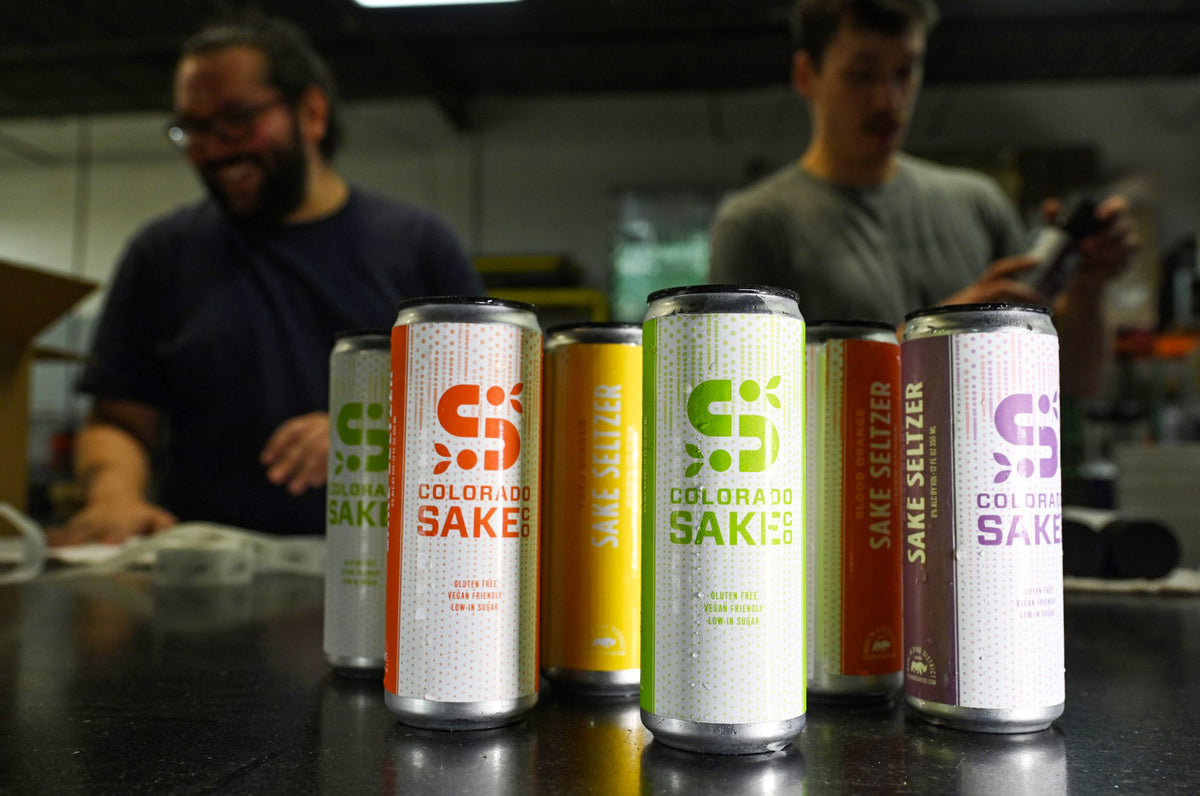 Colorado Sake Co. sake seltzer variety pack, twelve 12 fl oz cans