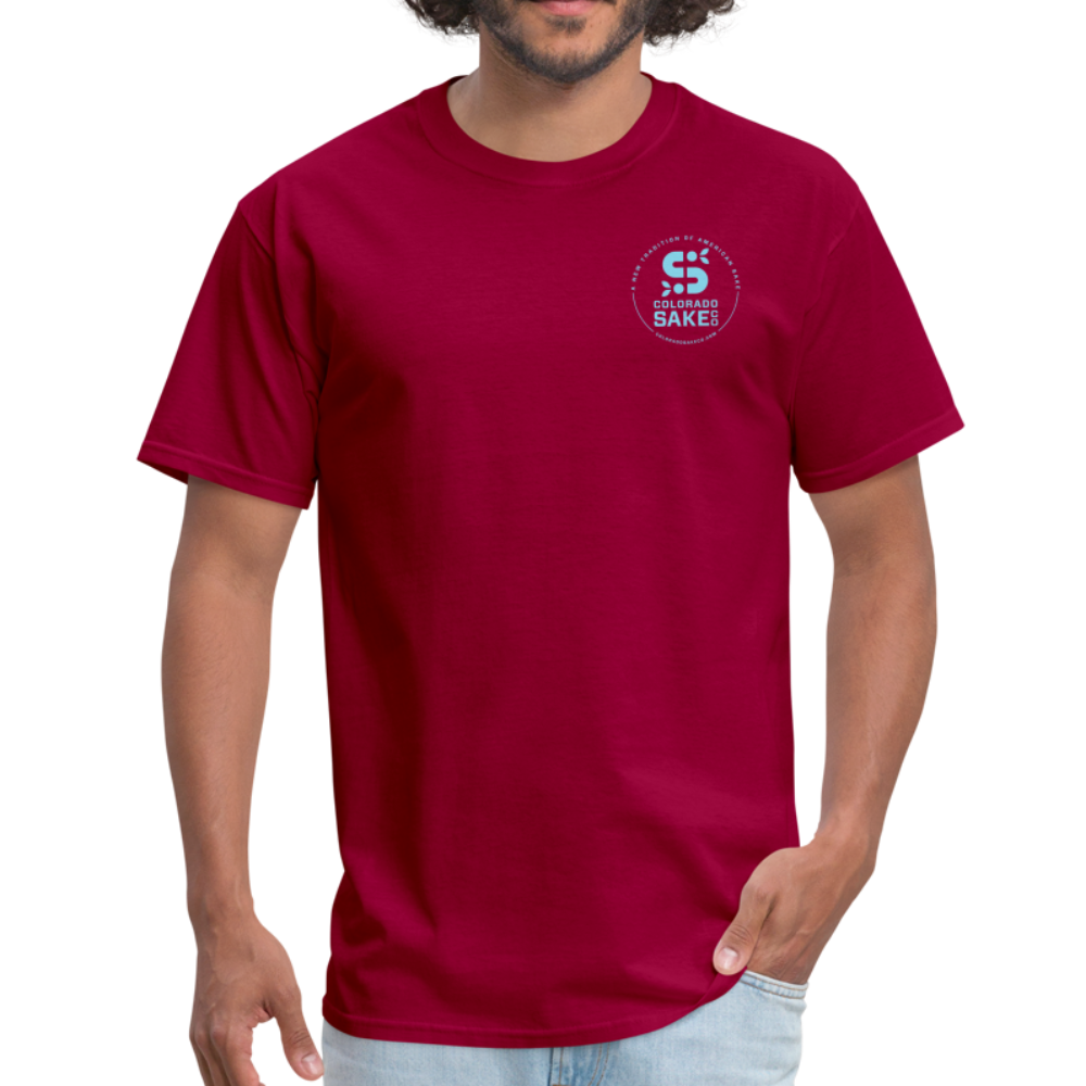 Classic T - Stamped Logo - dark red