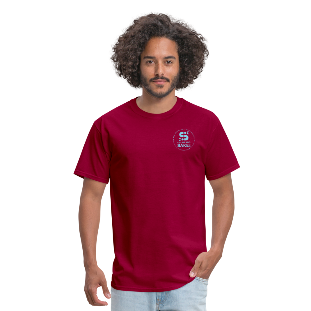 Classic T - Stamped Logo - dark red