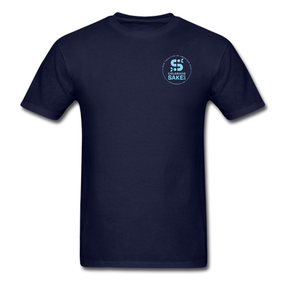 Classic T - Stamped Logo - navy