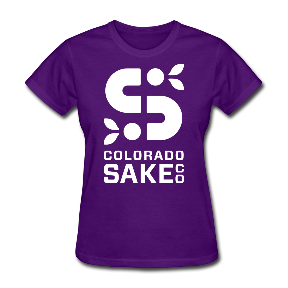 Women's T - Iconic White - purple