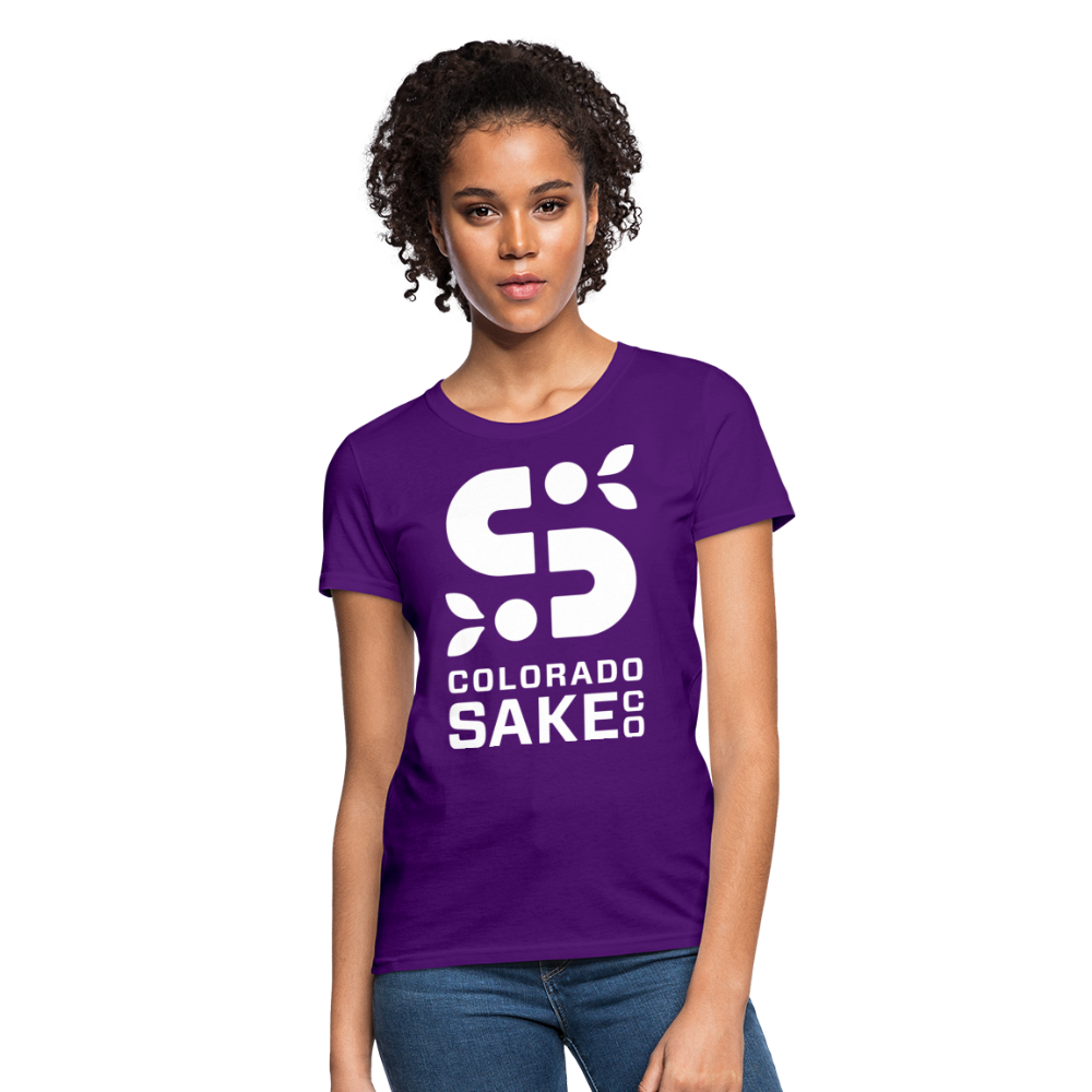 Women's T - Iconic White - purple