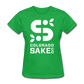 Women's T - Iconic White - bright green