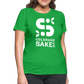 Women's T - Iconic White - bright green