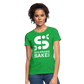 Women's T - Iconic White - bright green