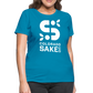 Women's T - Iconic White - turquoise