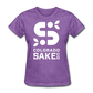 Women's T - Iconic White - purple heather