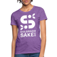 Women's T - Iconic White - purple heather