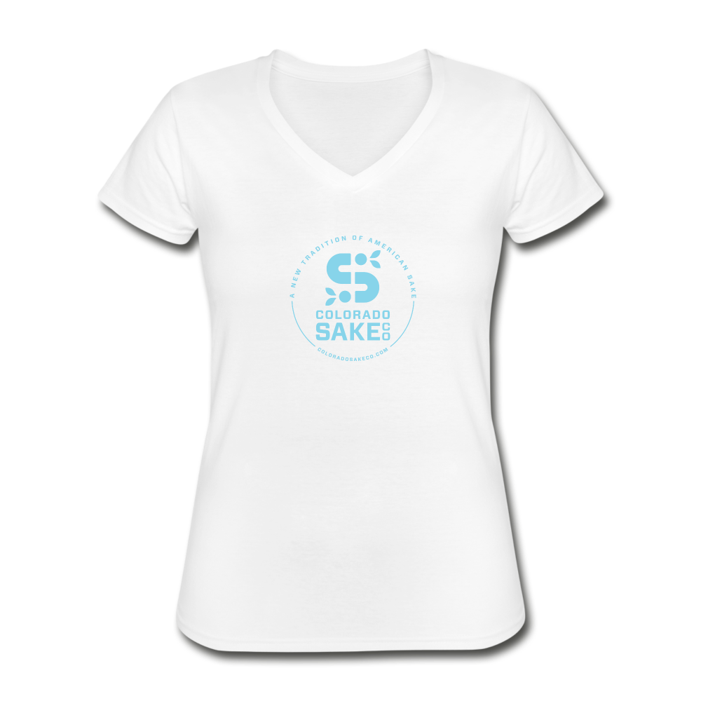 Women's V-Neck T-Shirt - white