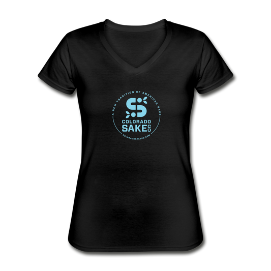 Women's V-Neck T-Shirt - black