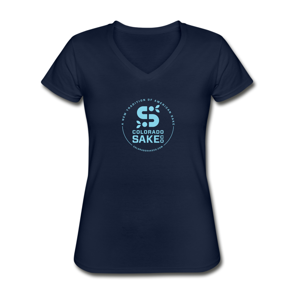 Women's V-Neck T-Shirt - navy