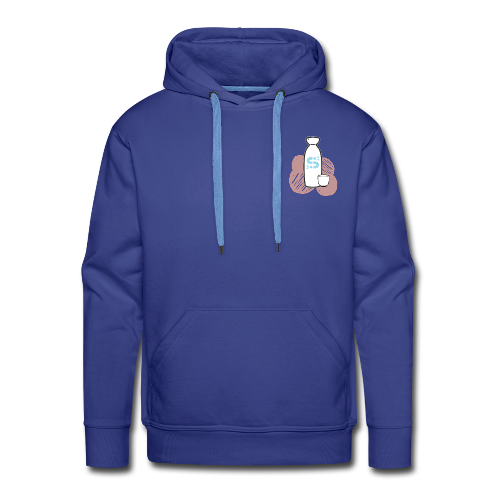 Sake Carafe Hoodie - Mens - royal blue