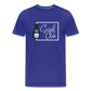 Sake Club Shirt - White Text - royal blue