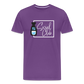 Sake Club Shirt - White Text - purple