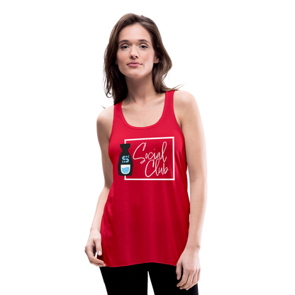 Women's Flowy Tank Top - Sake Club - red