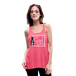 Women's Flowy Tank Top - Sake Club - neon pink