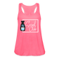 Women's Flowy Tank Top - Sake Club - neon pink